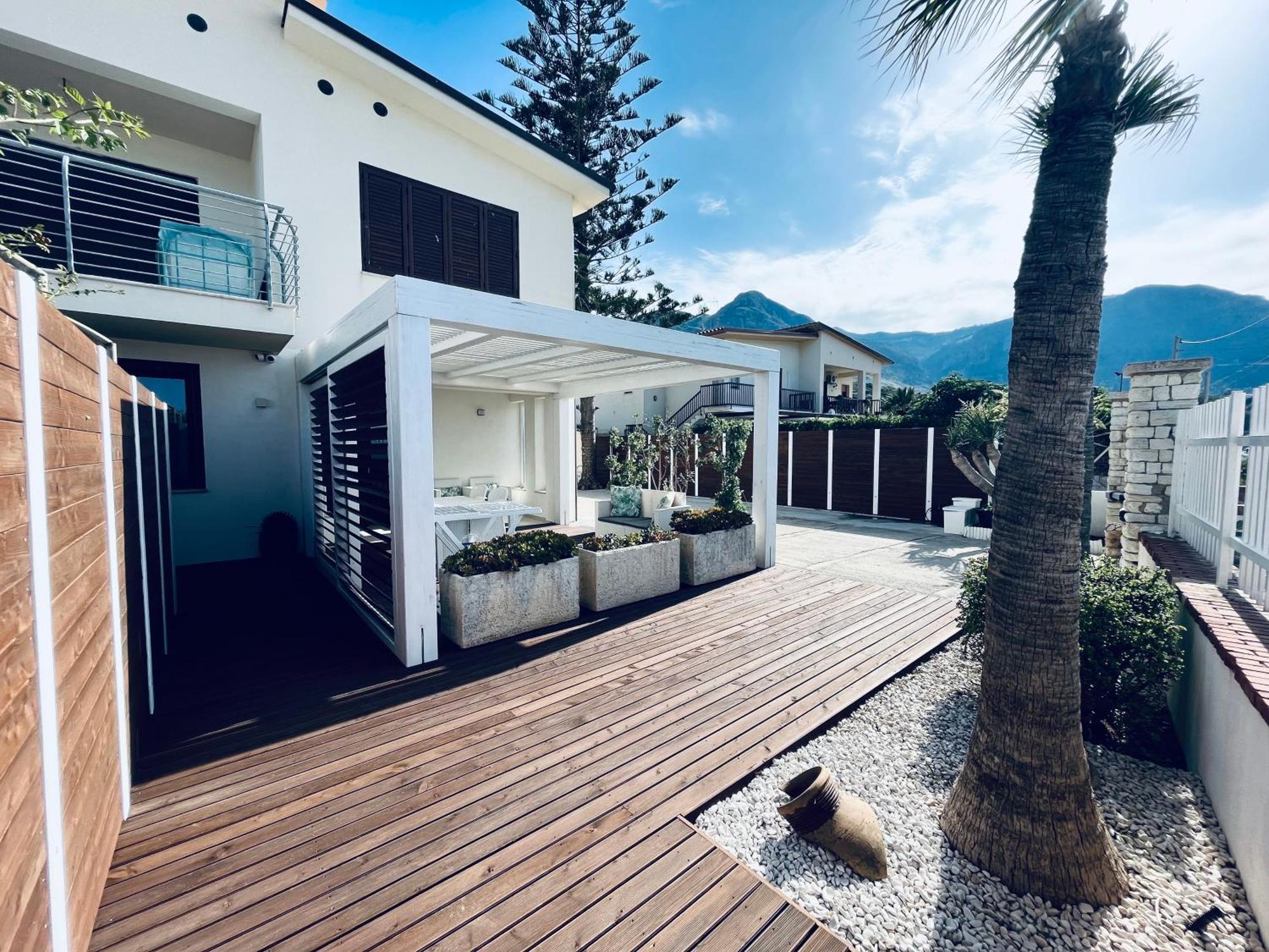 Casa Sulla Spiaggia กัสเตลลัมมาเร เดล โกลโฟ ภายนอก รูปภาพ